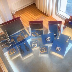 Reseller's  Bundle of New In Box Avon Jewelry. 9 Items.